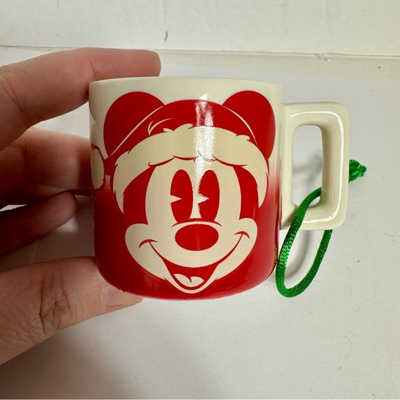 Disney Other - NWT. Disney Santa Mickey Starbucks ornament. Miniature Starbucks mug
